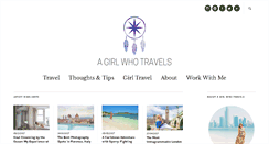Desktop Screenshot of a-girlwhotravels.com
