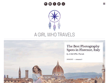 Tablet Screenshot of a-girlwhotravels.com